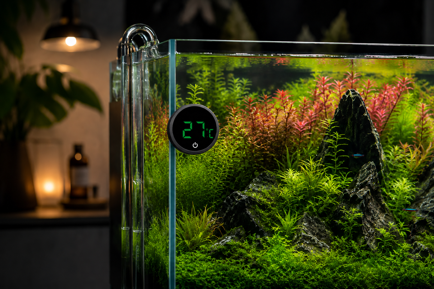 Termometr cyfrowy LCD do akwarium